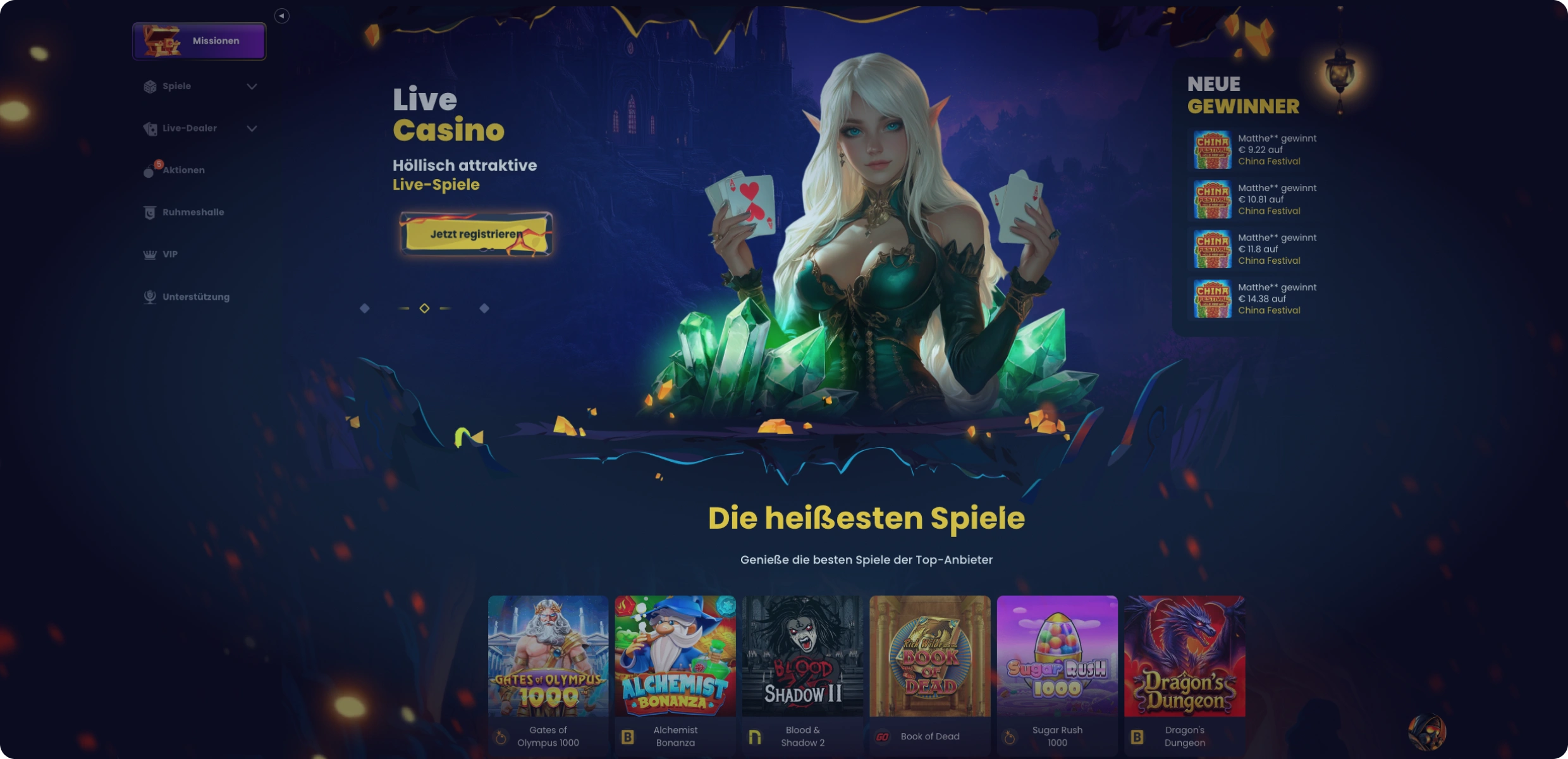 SlotsGem Live-Casino
